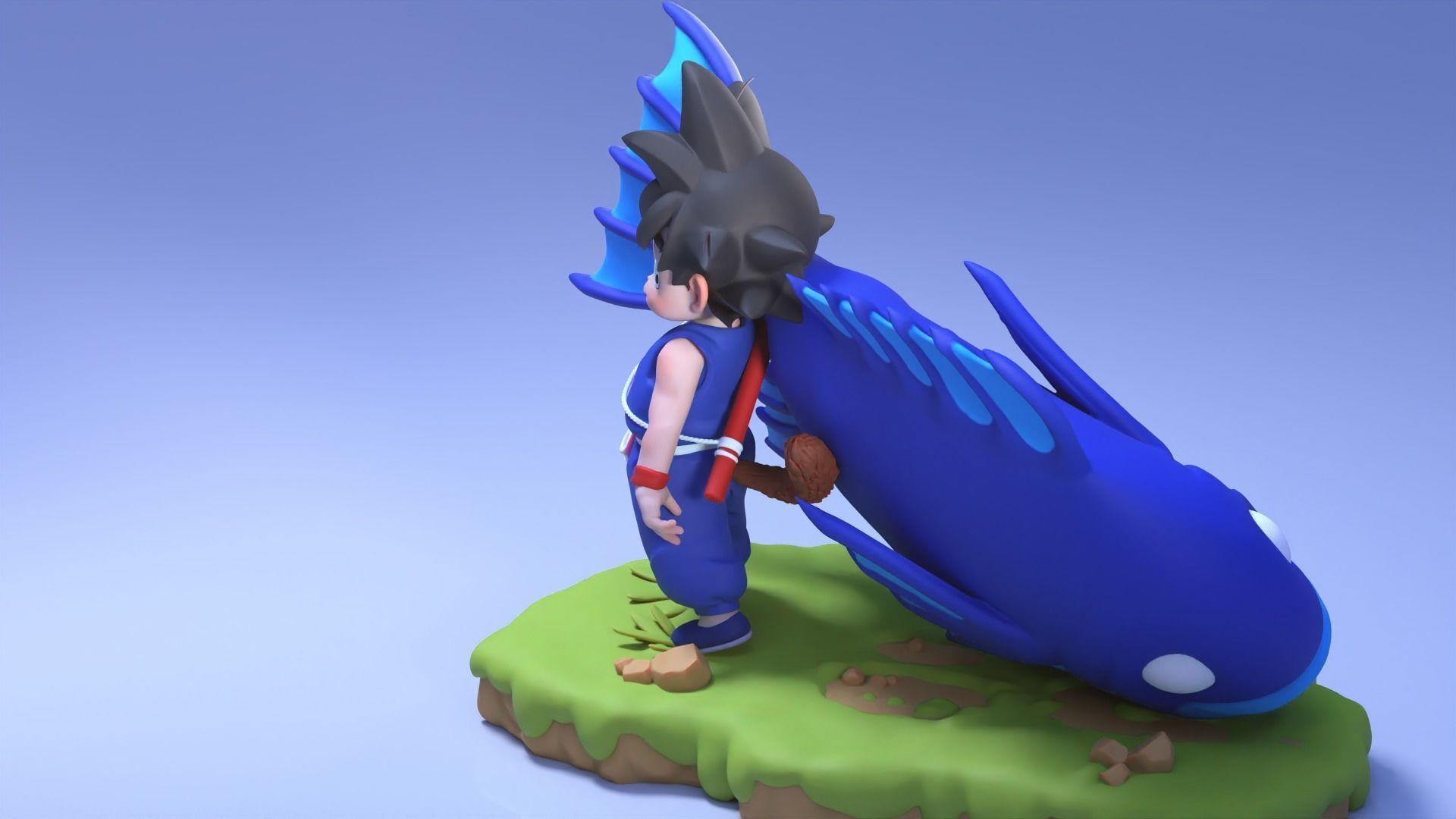 Goku - Pilaf Saga - Episode 01 - Dragon Ball 3D print model_11