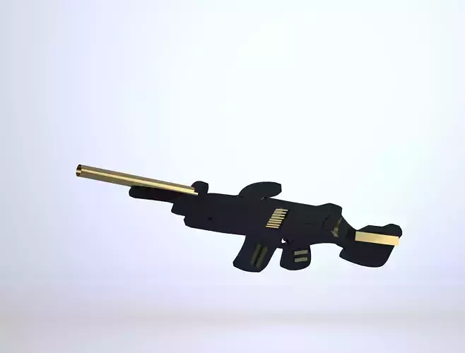 weapon toy gun gold