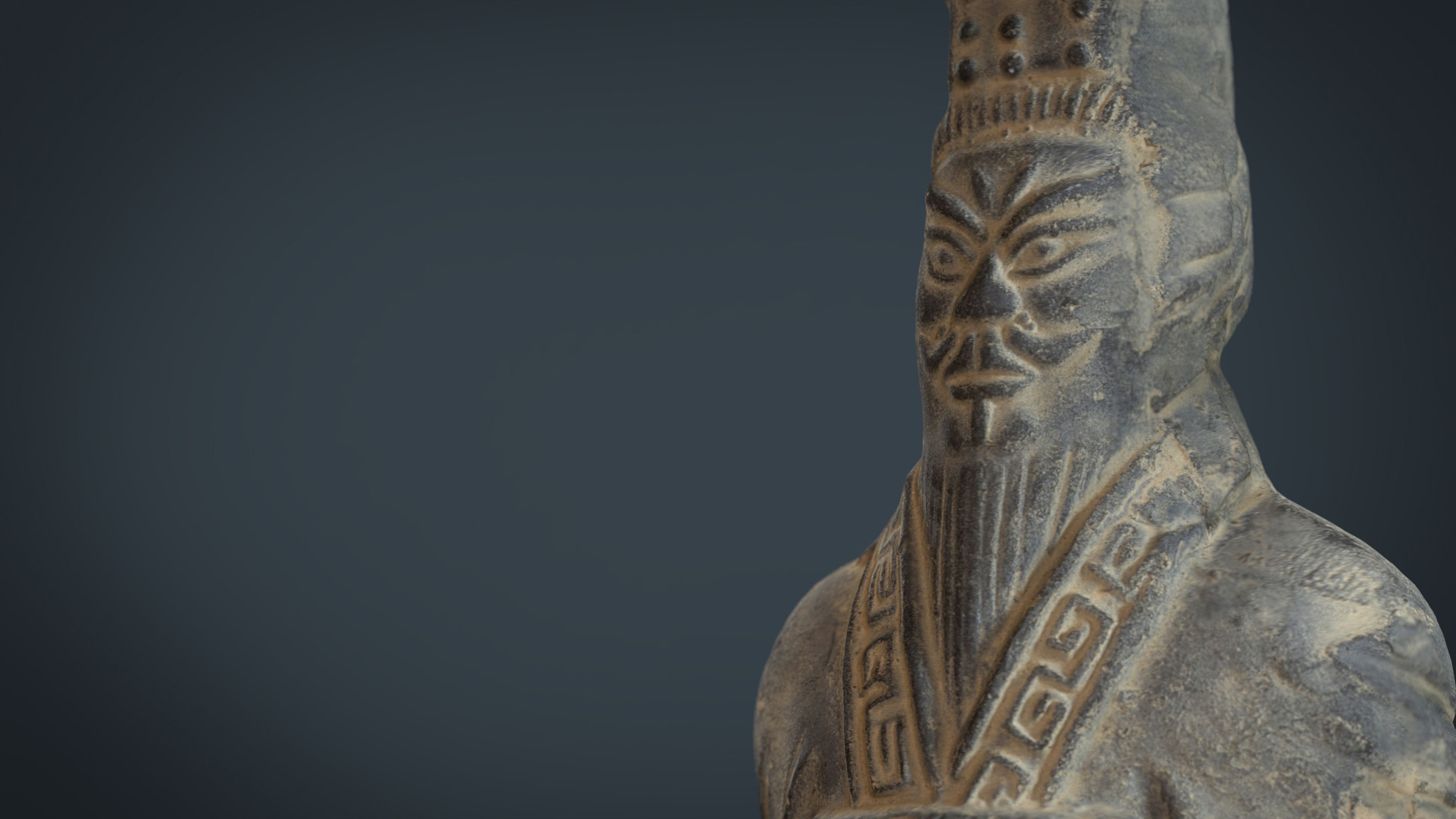 Terracota Soldier 2 Low-poly 3D model_3