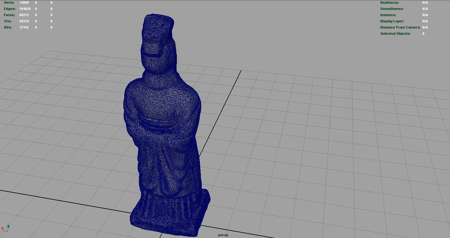 Terracota Soldier 2 Low-poly 3D model_9