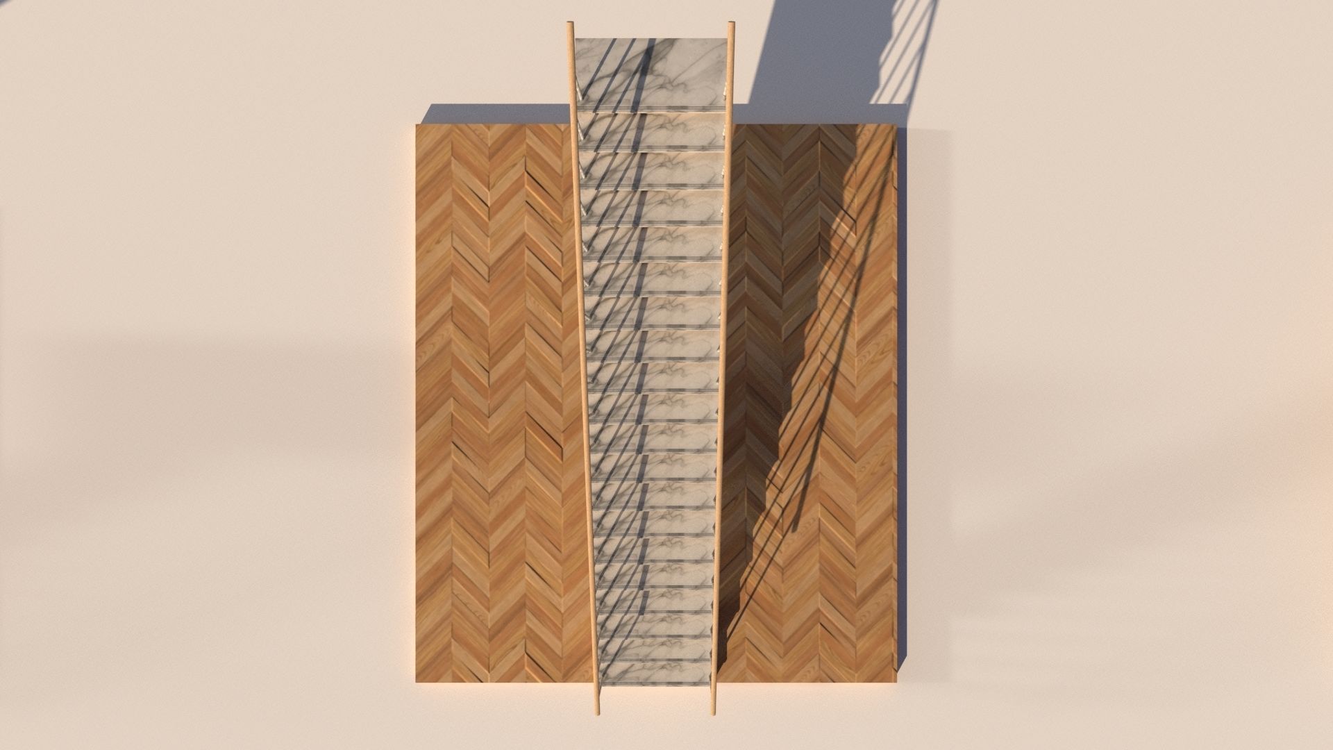 Types of Staircase 3D model_10