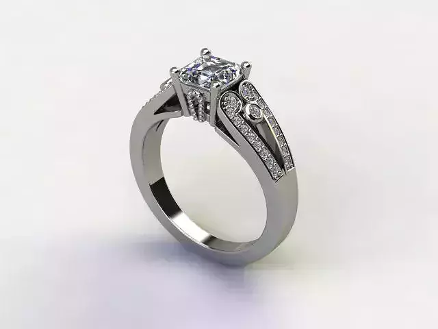 10014 princess cut diamond engagement ring