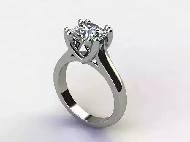 10015 engagement ring with solitaire setting