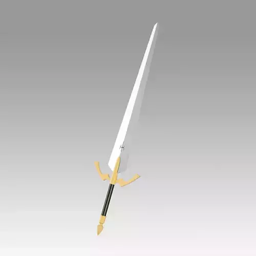Claymore Sophia Sword Cosplay Weapon Prop 3D print model