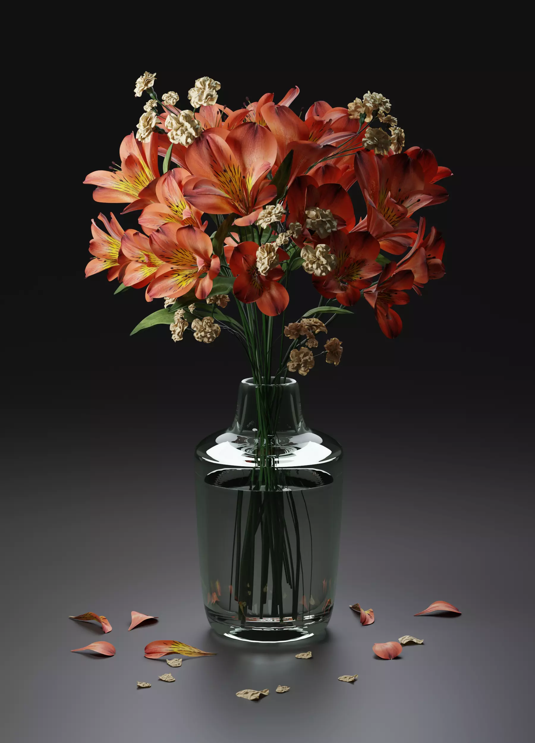 Flower  vase 3D model_0