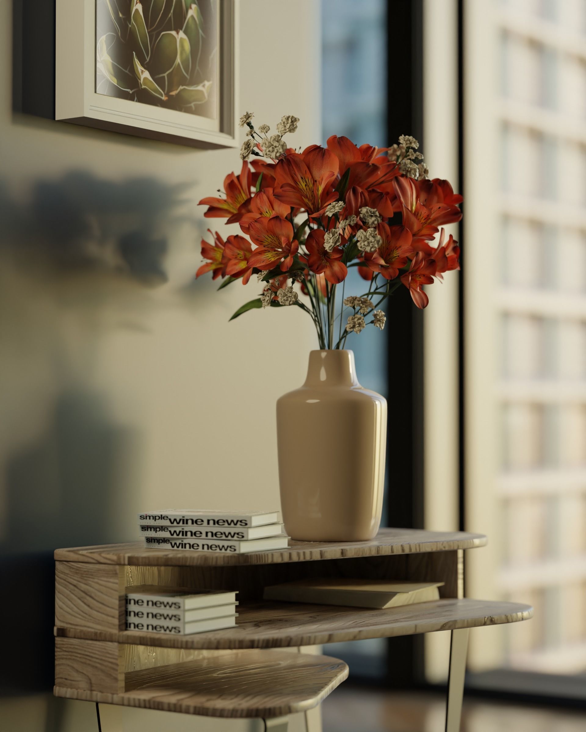 Flower  vase 3D model_1