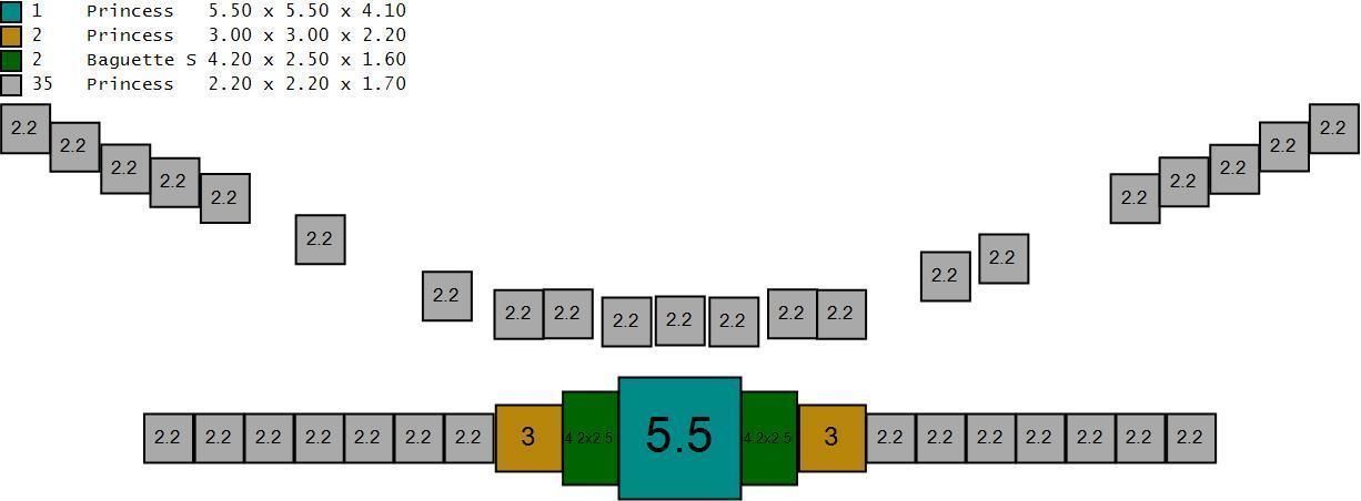 10016 princess cut diamond engagement ring 3D print model_7