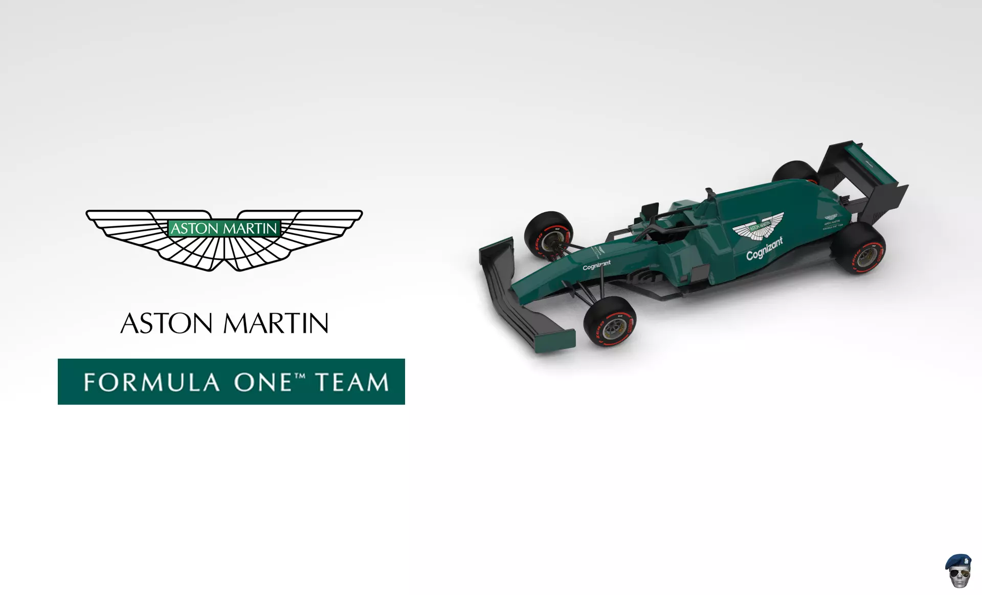 Aston Martin Formula 1 Team 2021 F1 Car Concept 3D model_0