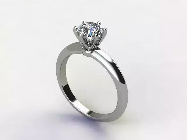 10019 engagement ring with solitaire setting