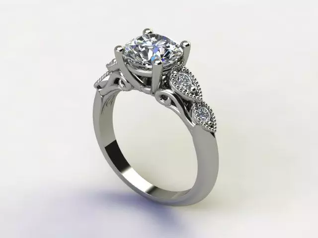 10020 person engagement ring 3D print model_0