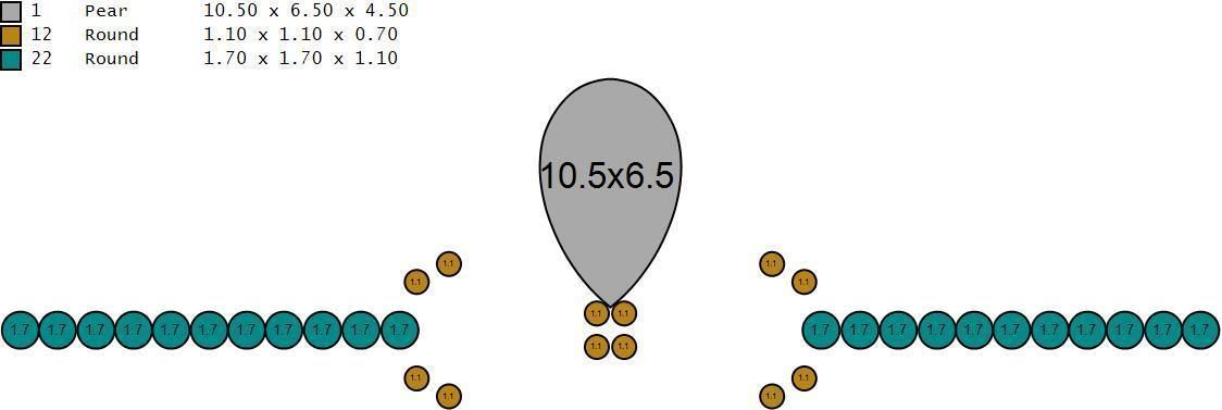 10021 pear shaped diamond engagement ring 3D print model_6