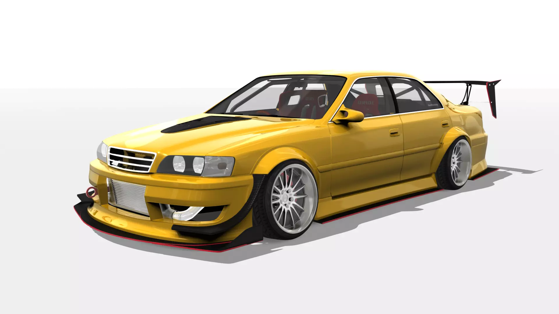 G-Corporation FLASH JZX100 Chaser Body Kit 3D model