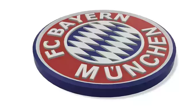FC Bayern Munich Wall Sign  3D print model