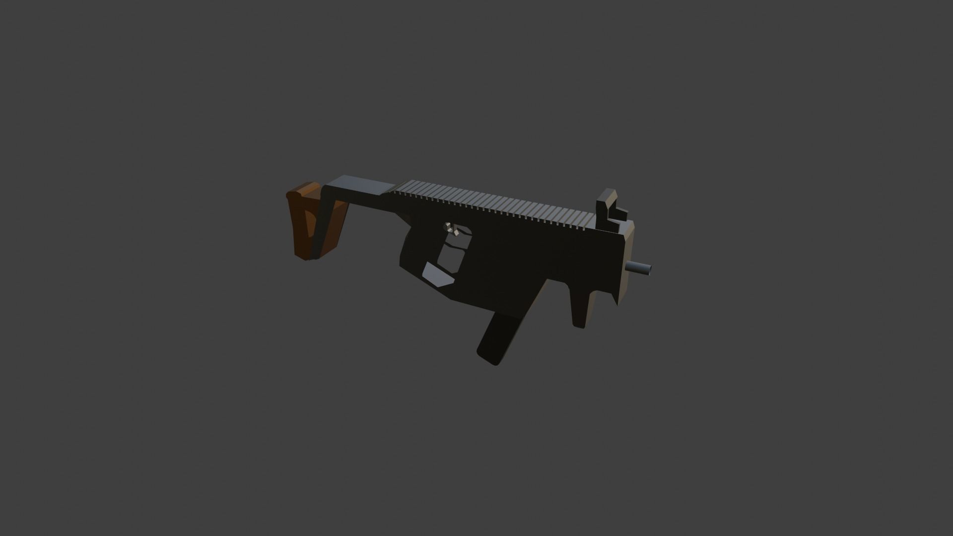 Kriss Vector With Individual Part Low-poly 3D model_2