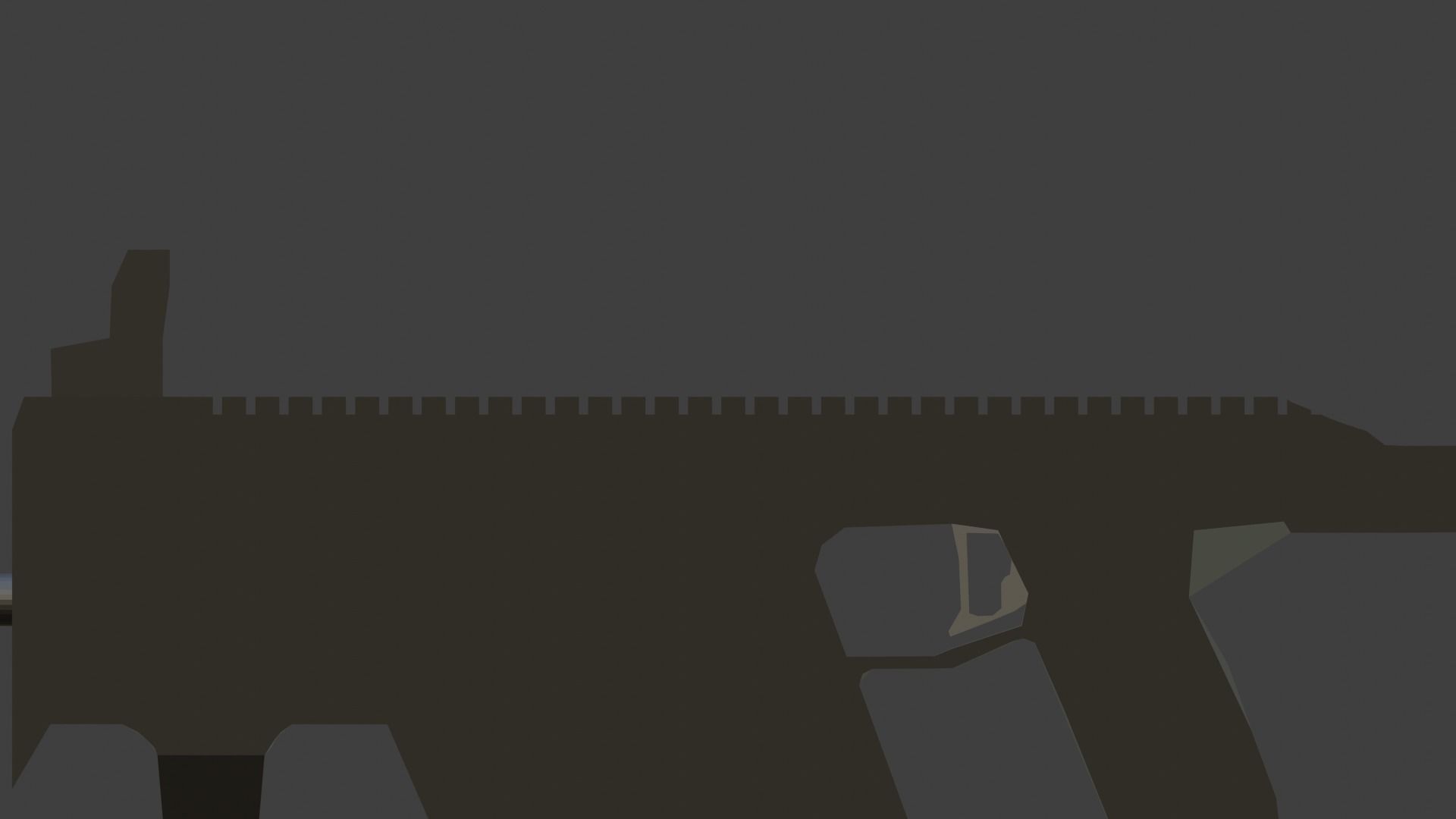 Kriss Vector With Individual Part Low-poly 3D model_6