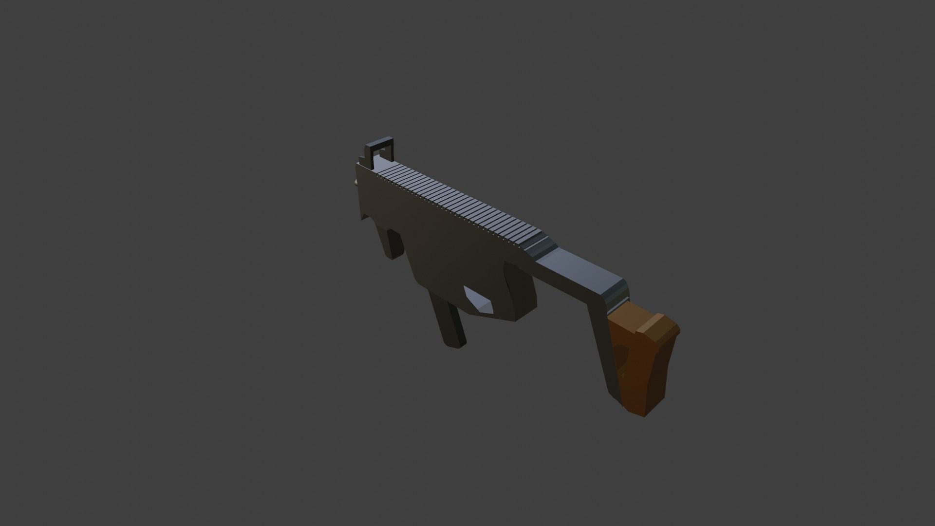 Kriss Vector With Individual Part Low-poly 3D model_3