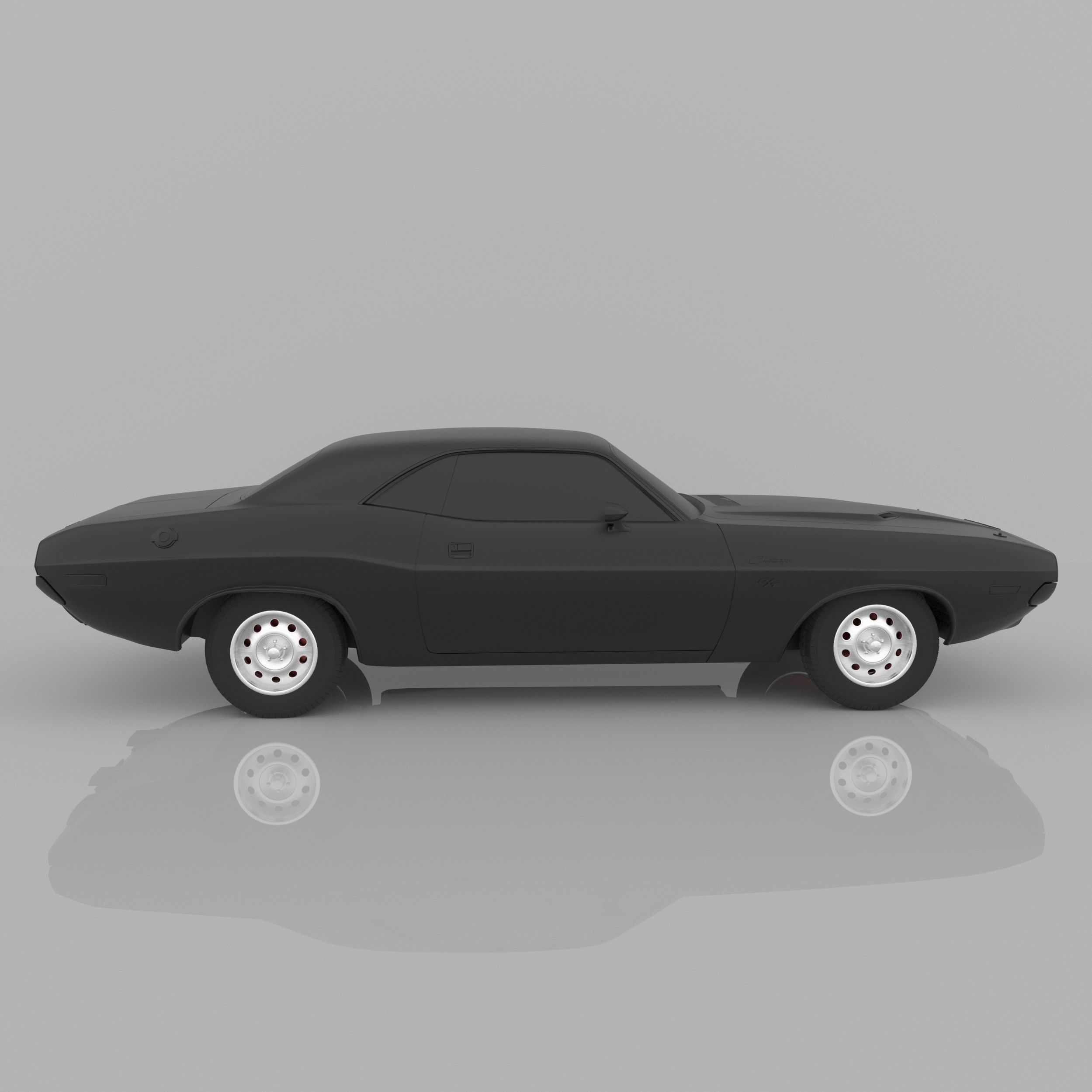 Dodge Challenger 1970 3D Model Ready to Print STL File 3D print model_8
