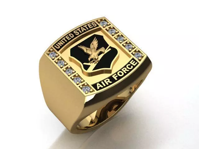 US Air Force Ring 3D print model