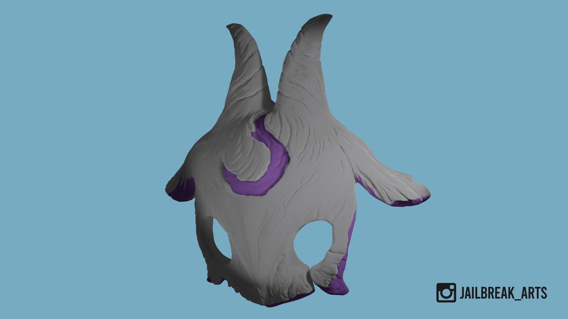 League Of Legends - Kindred Lamb Mask 3D print model_4