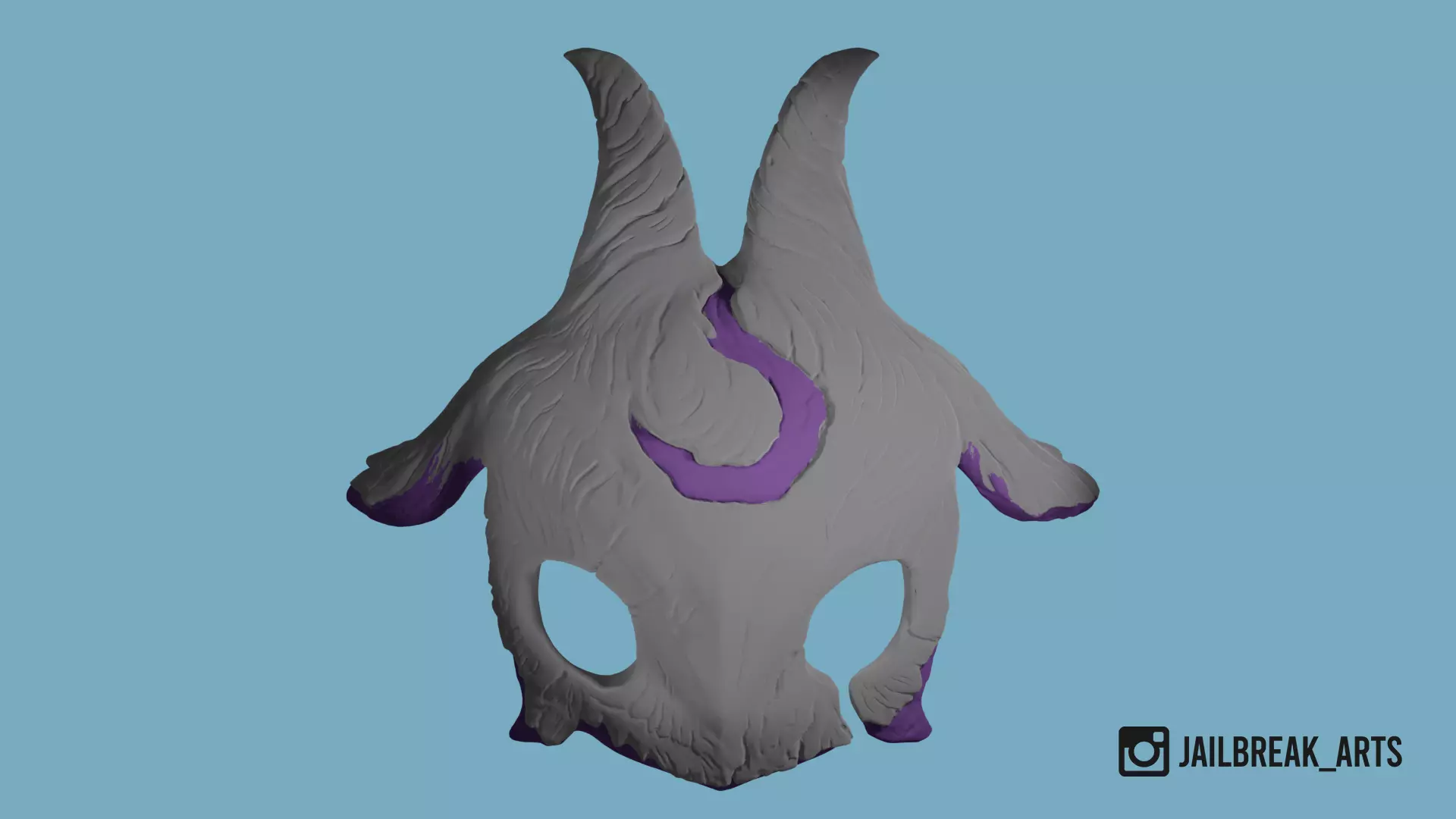 League Of Legends - Kindred Lamb Mask 3D print model_0