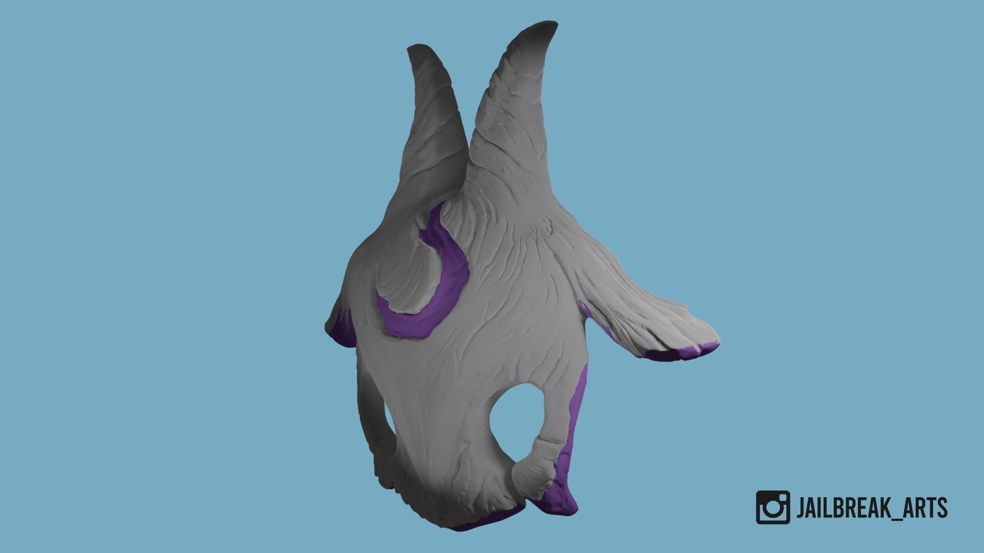 League Of Legends - Kindred Lamb Mask 3D print model_5