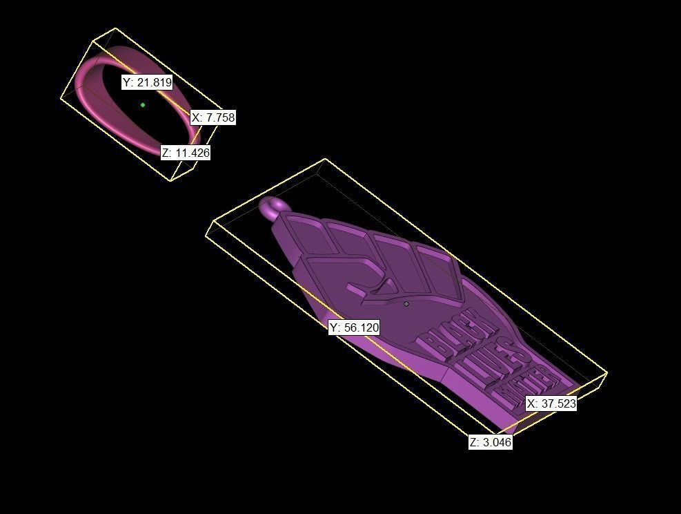 Black Lives Matter oxidized silver pendantPendant Free 3D print model_2