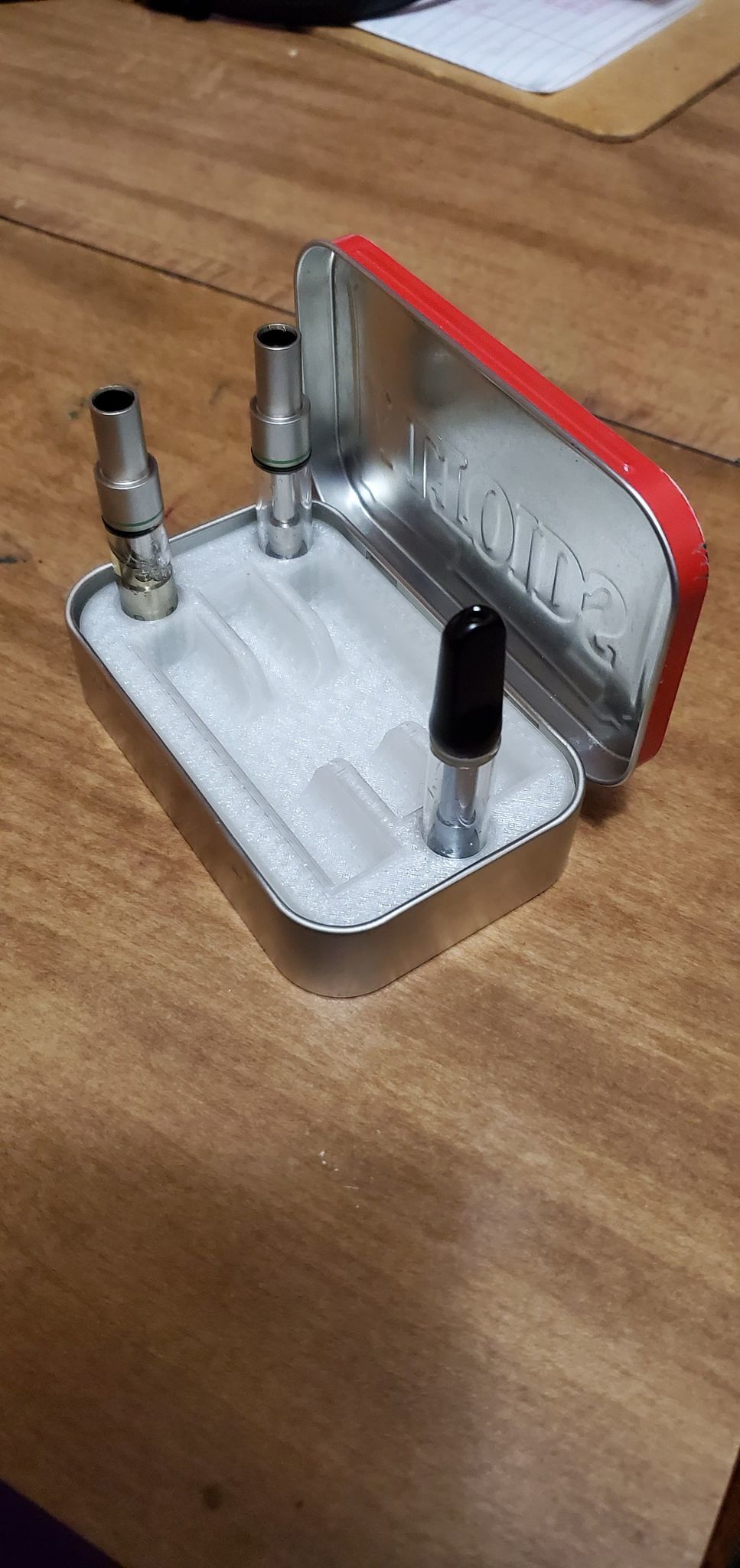 Altoid can sized Dab Cart Holder Insert STL 3D print model_3