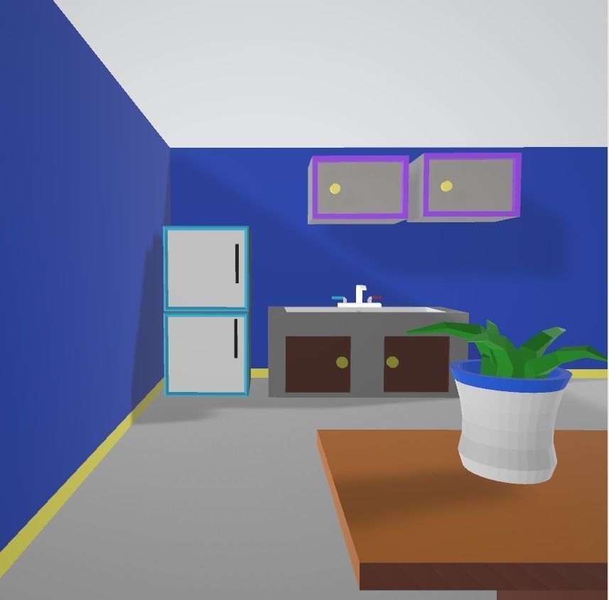 How Noobs Get By Living Room Kitchen 3D model_1