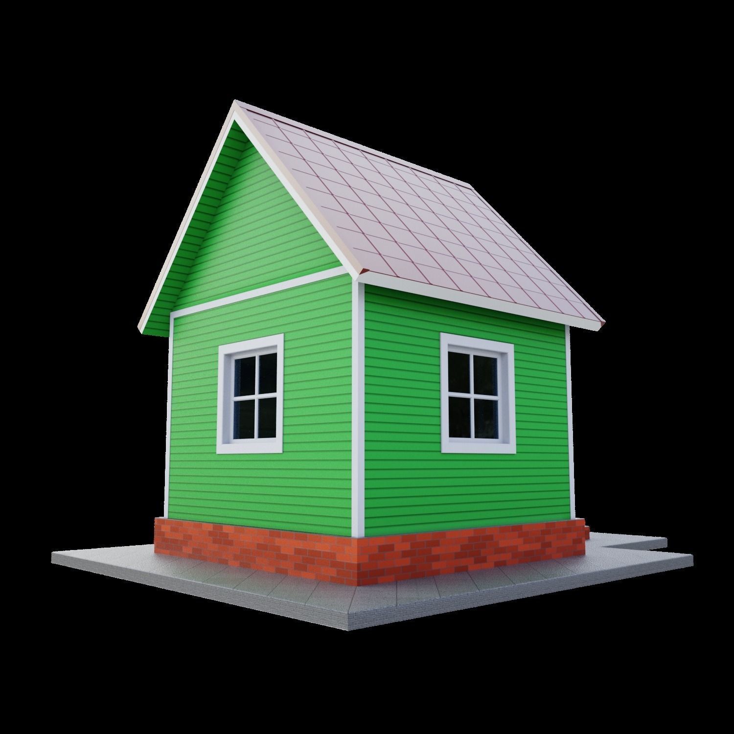 Modeling Small House Small house 3D model | CGTrader