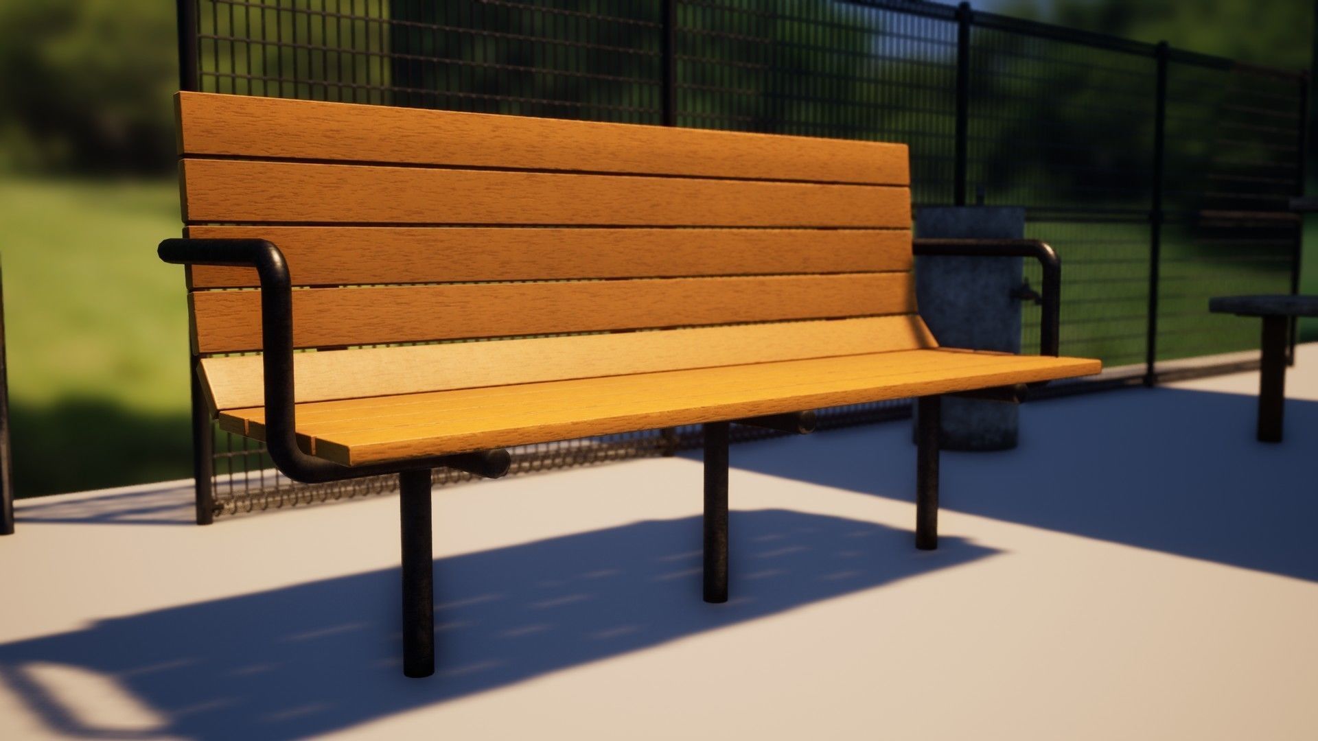 Japanese Playground Pack Low-poly 3D model_6