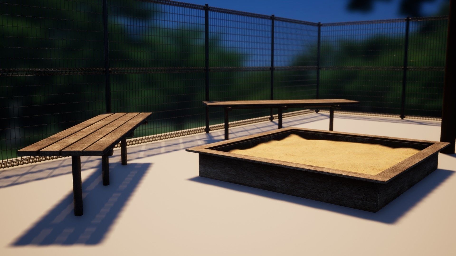 Japanese Playground Pack Low-poly 3D model_14