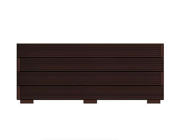 Model Railway Wooden Flower Trough Planter 3D print model_6