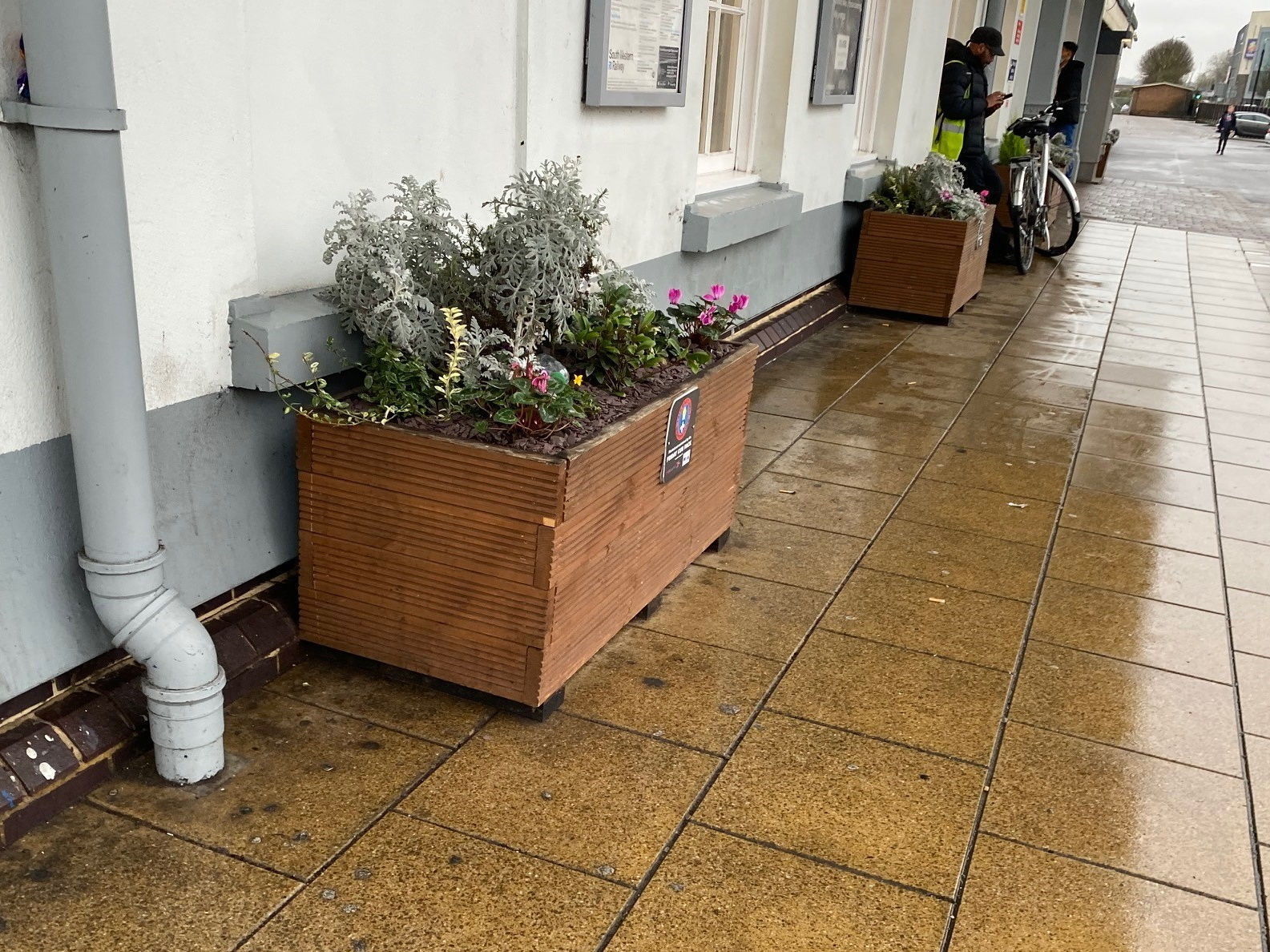 Model Railway Wooden Flower Trough Planter 3D print model_9