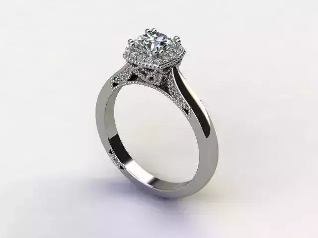 10024 halo diamond engagement ring