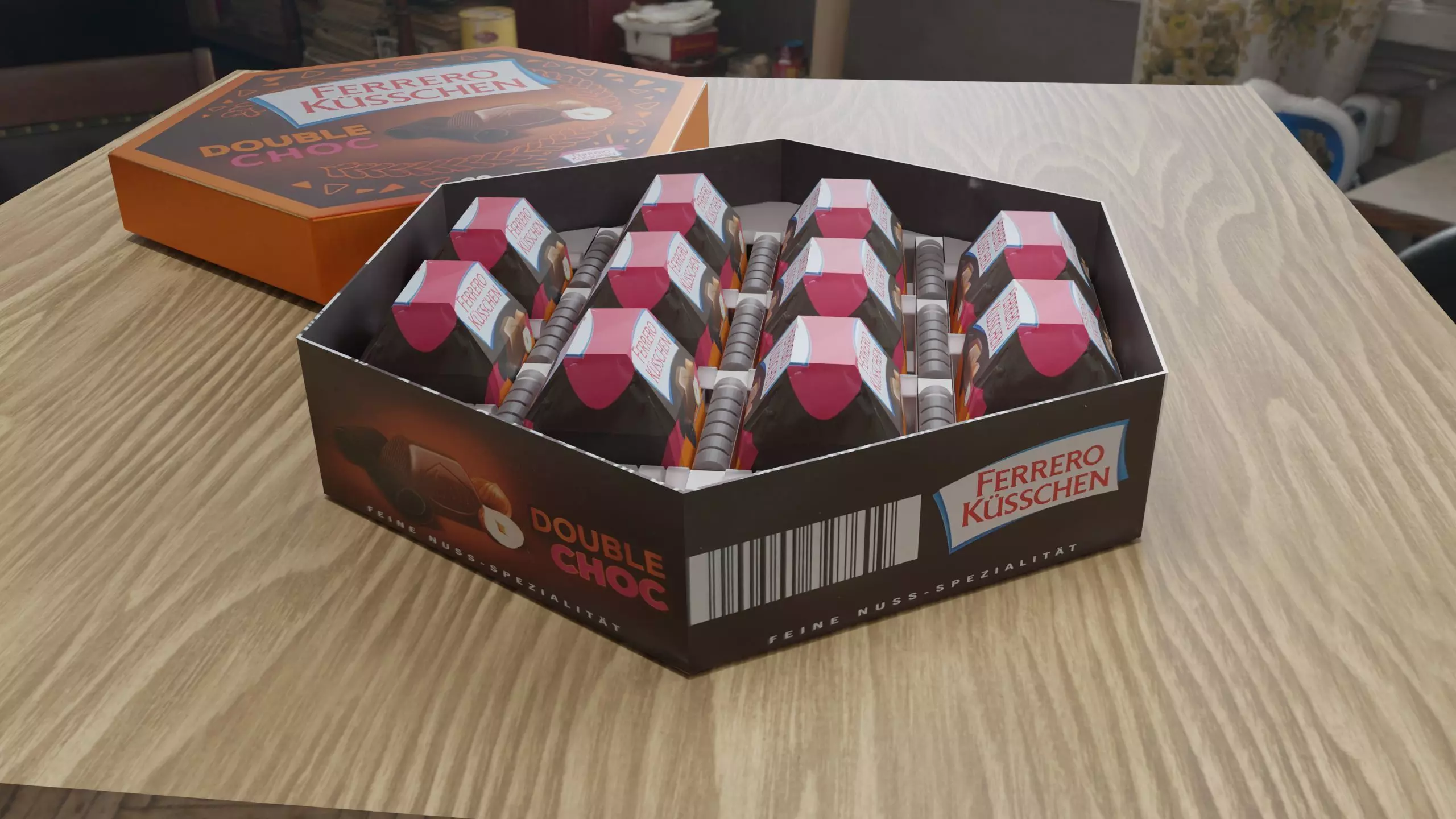 Chocolate candy with packaging Free low-poly 3D model
