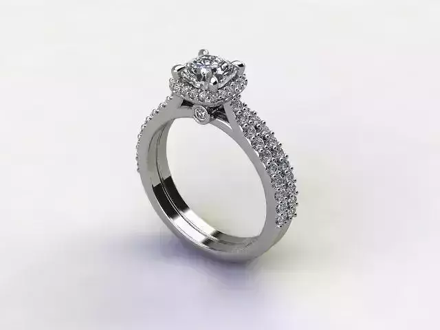 10031 halo diamond engagement ring
