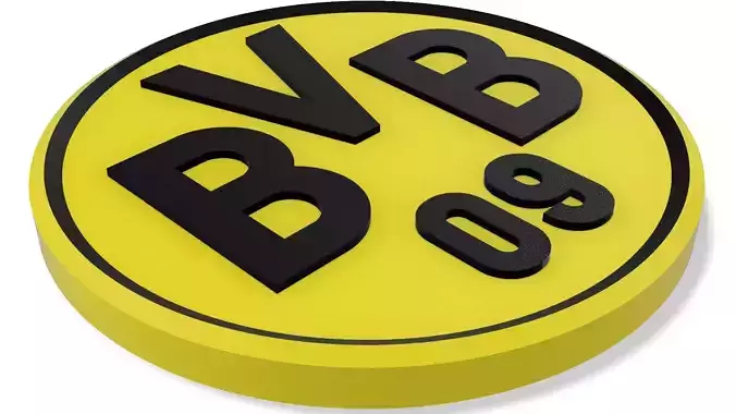 Borussia Dortmund Wall Sign  3D print model