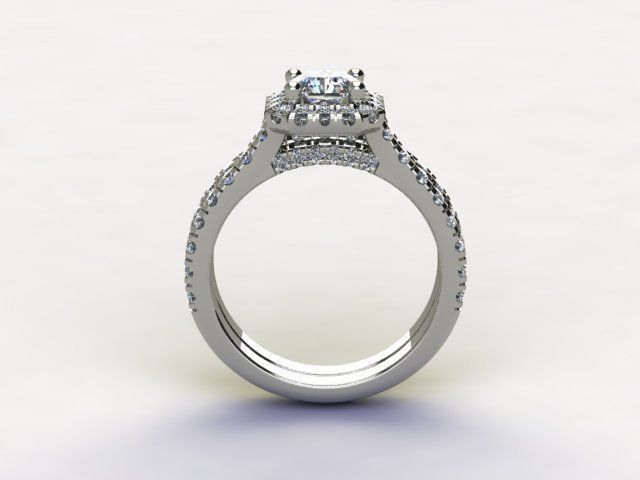 10034 diamond halo engagement ring 3D print model_2
