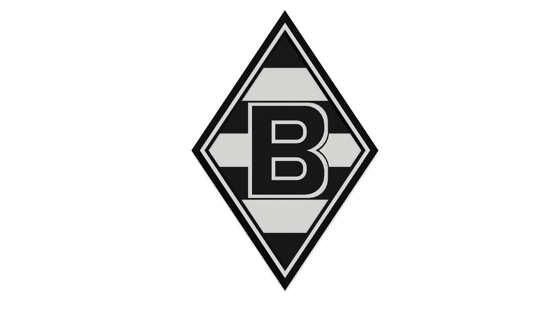 Borussia Monchengladbach Wall Sign 3D print model_1