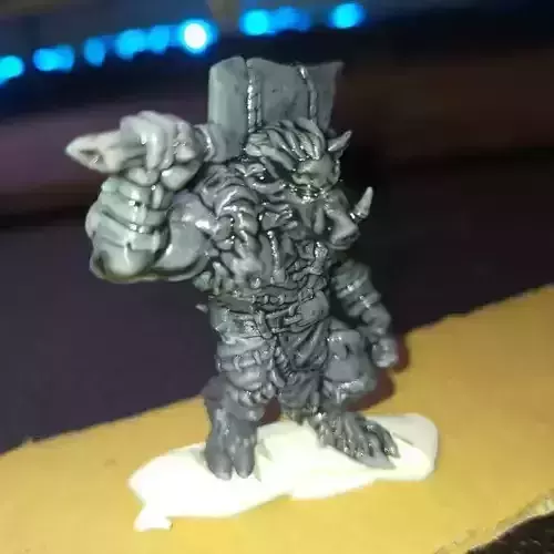 Wereboar Dnd Monster Miniature 3d print model