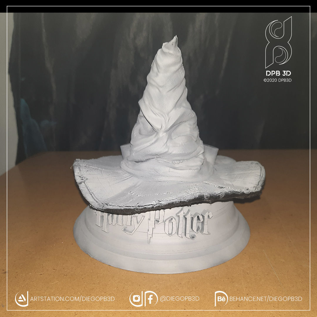 HOLDER HAT HARRY POTTER 3D print model_5