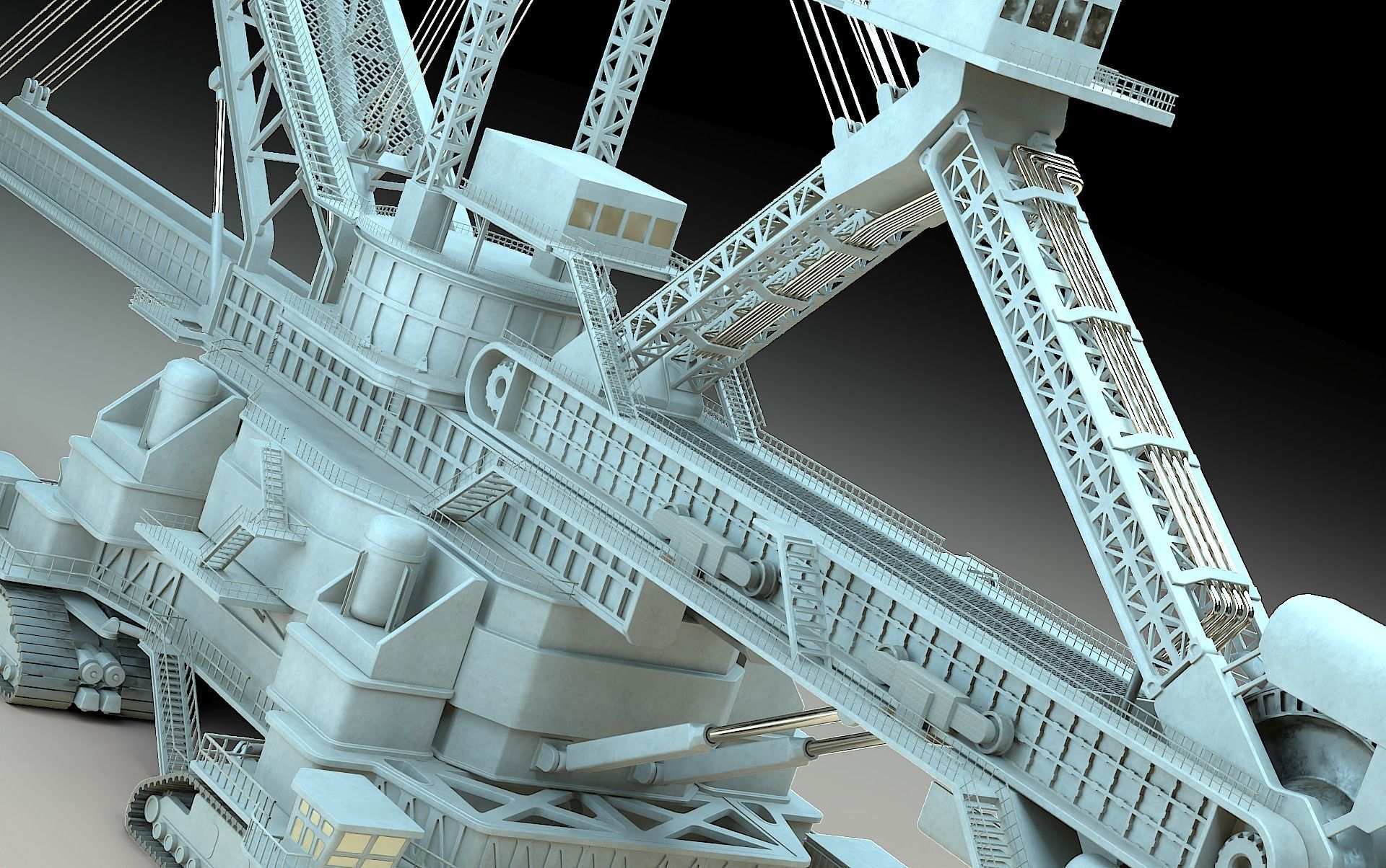 heavy duty miner 3D model_21