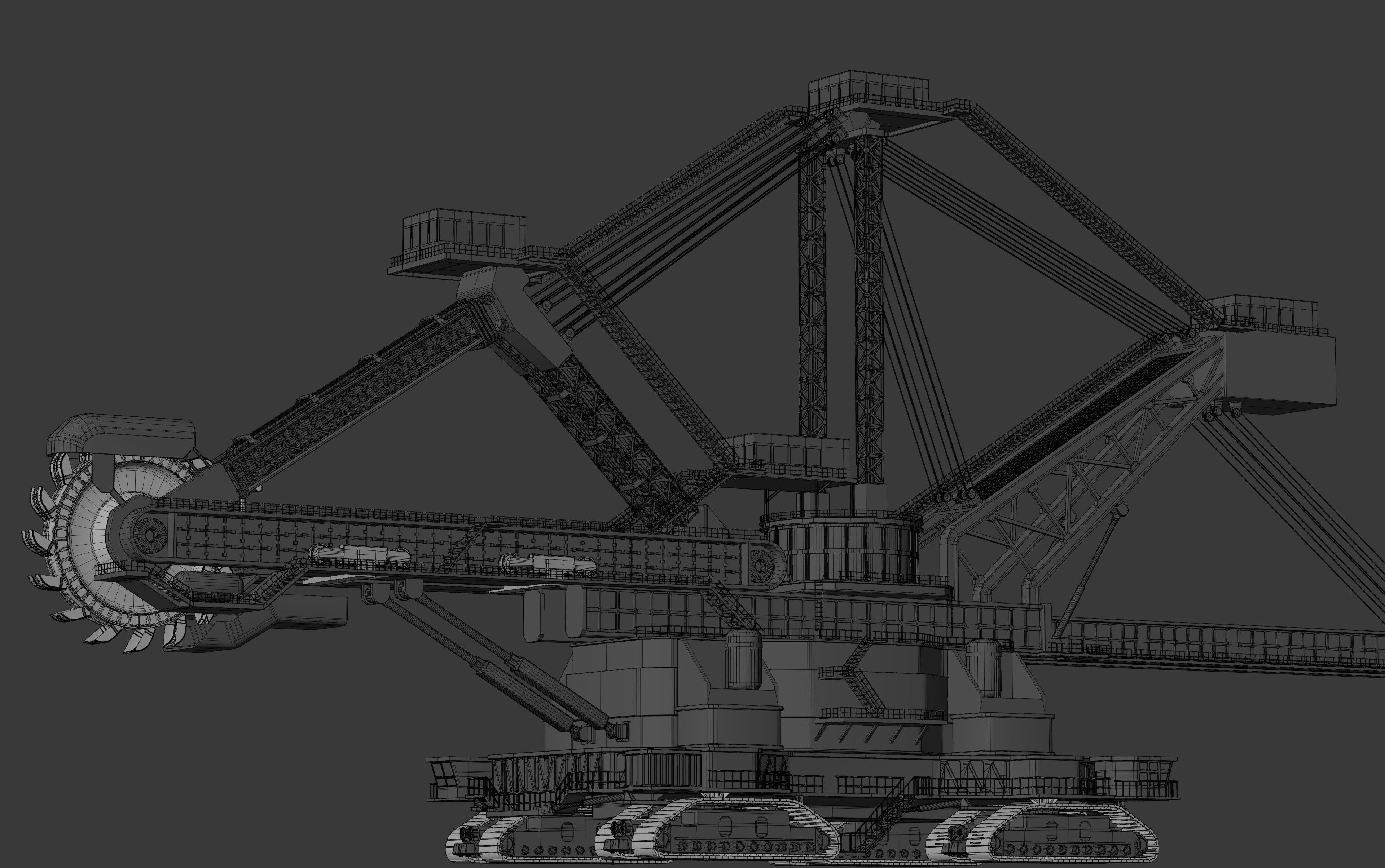 heavy duty miner 3D model_31