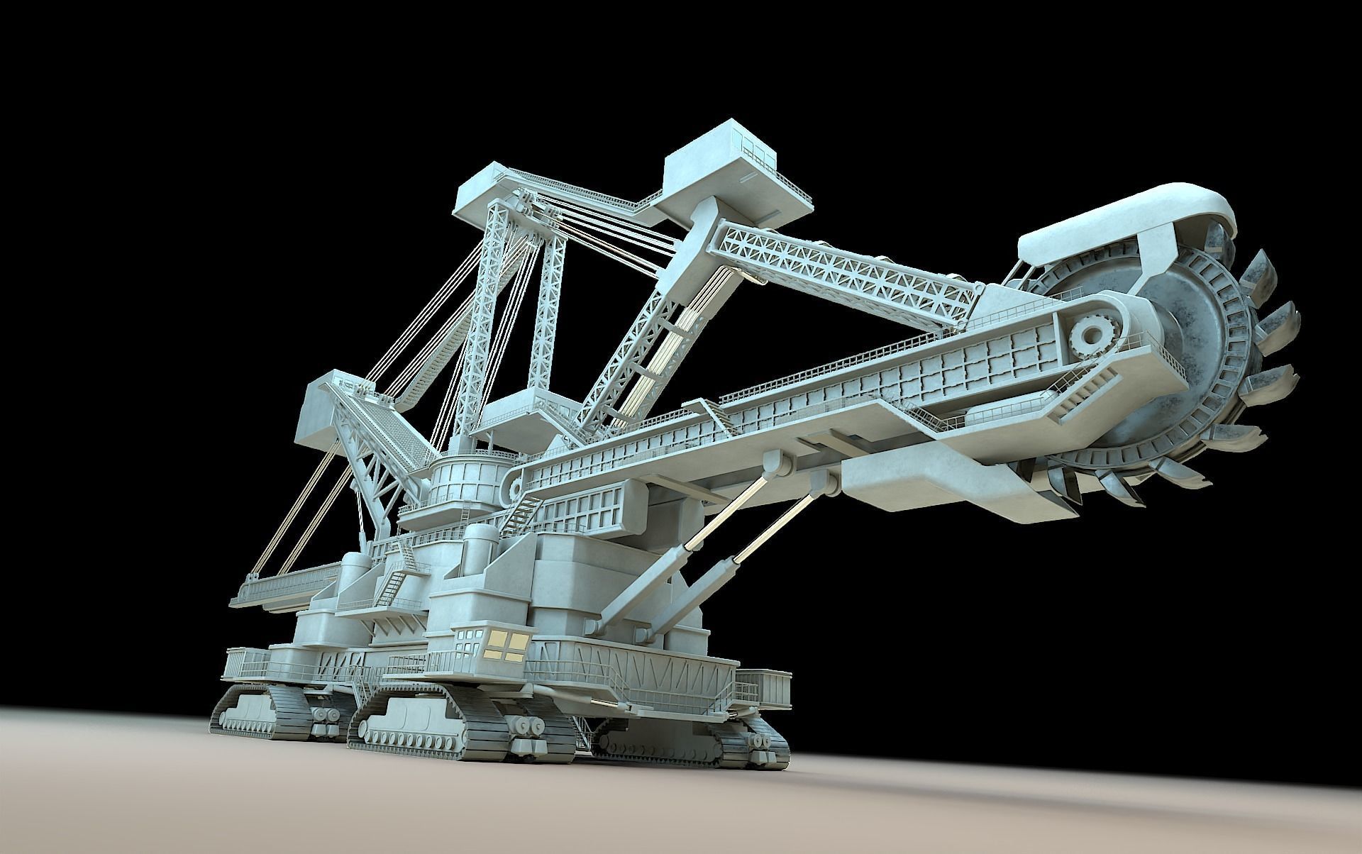 heavy duty miner 3D model_24