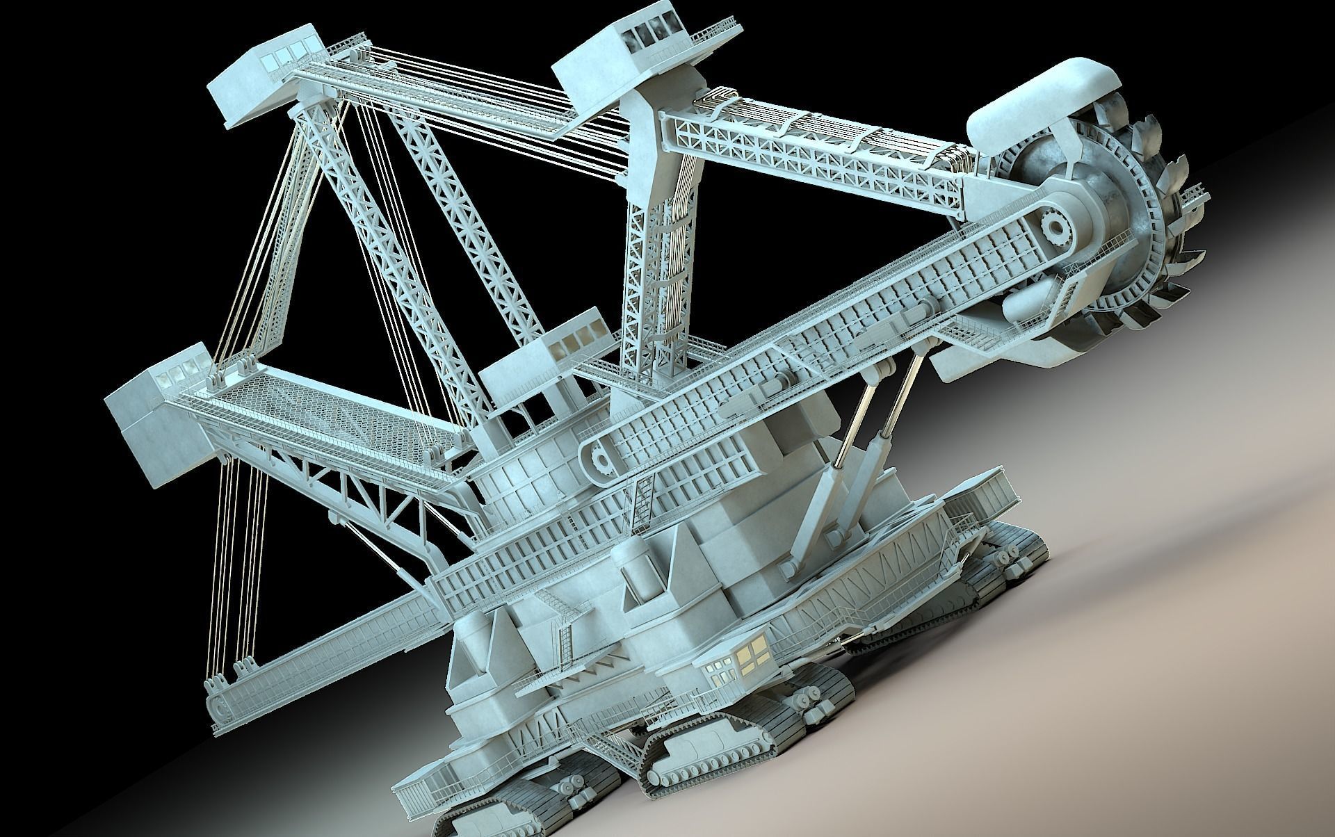 heavy duty miner 3D model_15