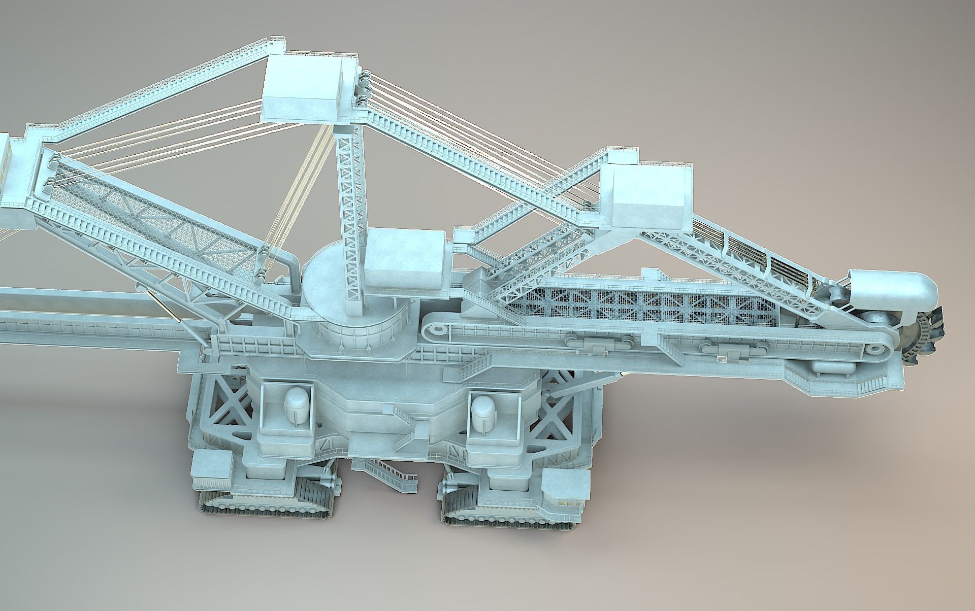heavy duty miner 3D model_2