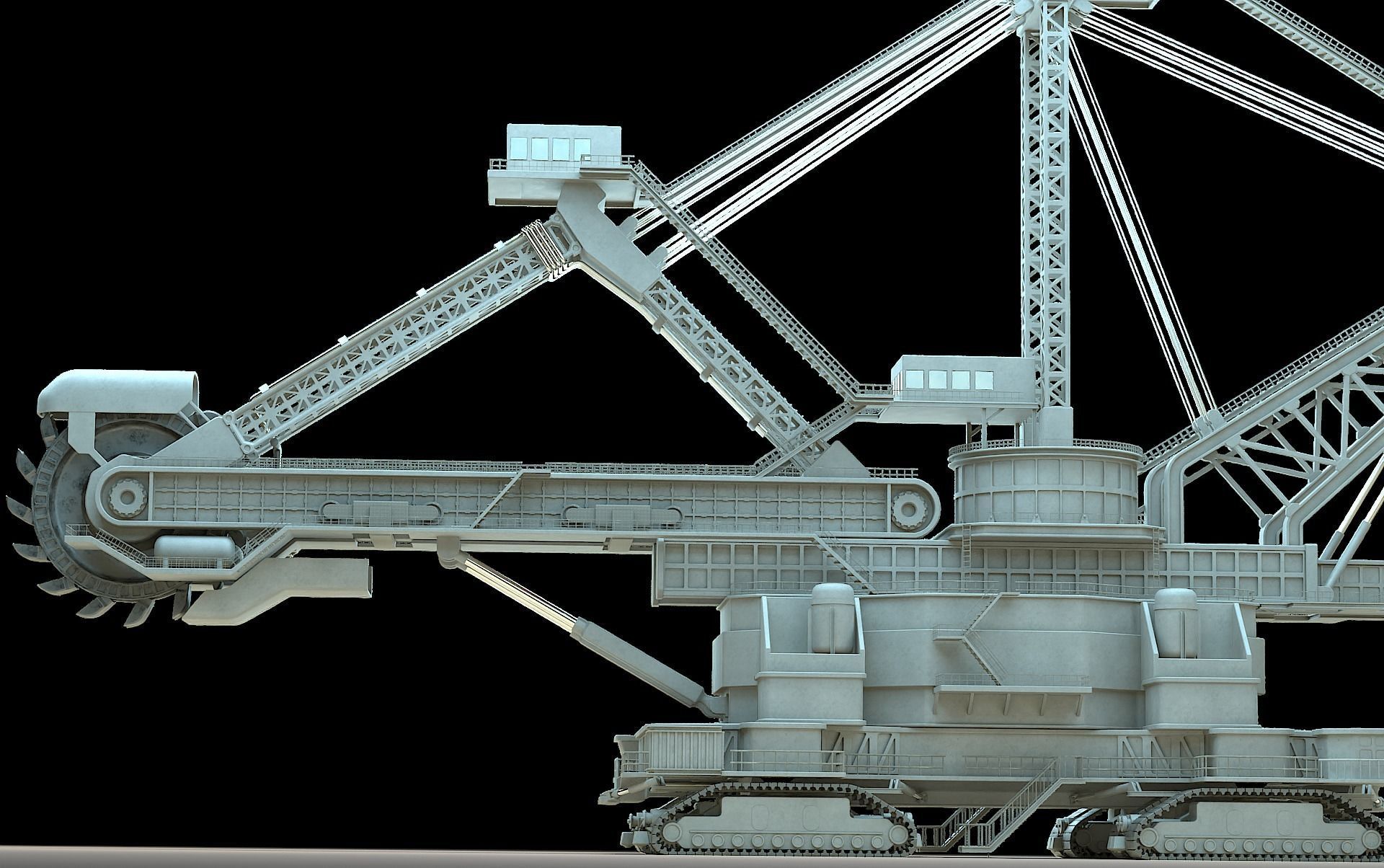 heavy duty miner 3D model_9