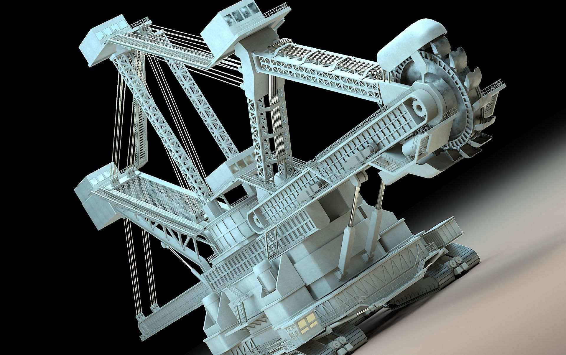 heavy duty miner 3D model_19