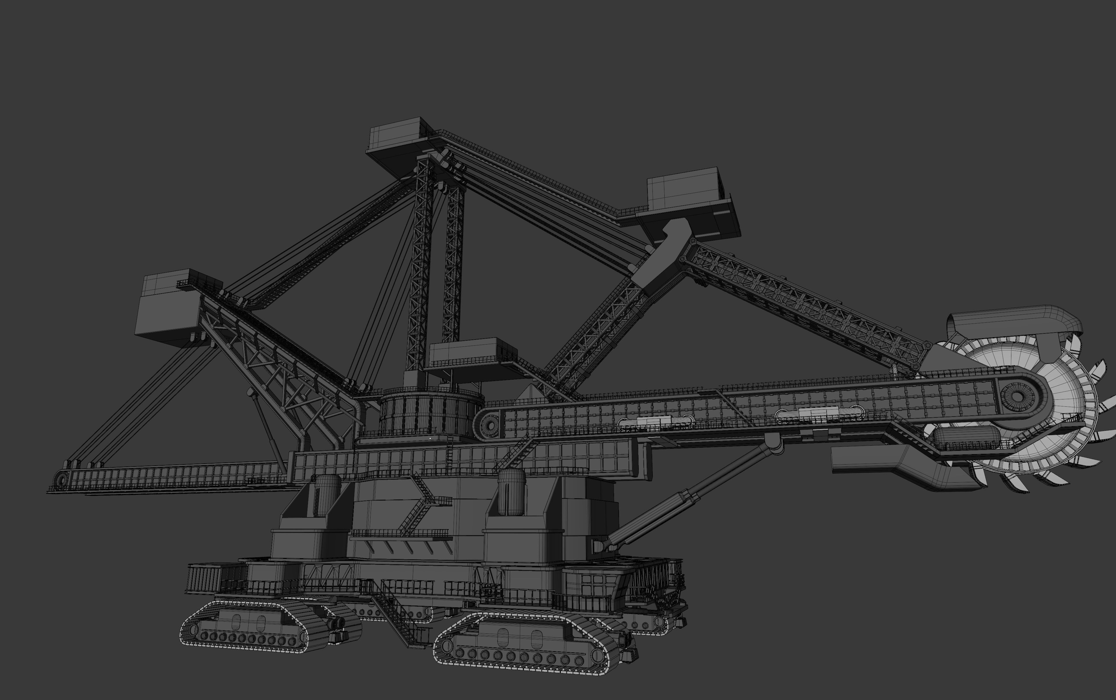 heavy duty miner 3D model_30