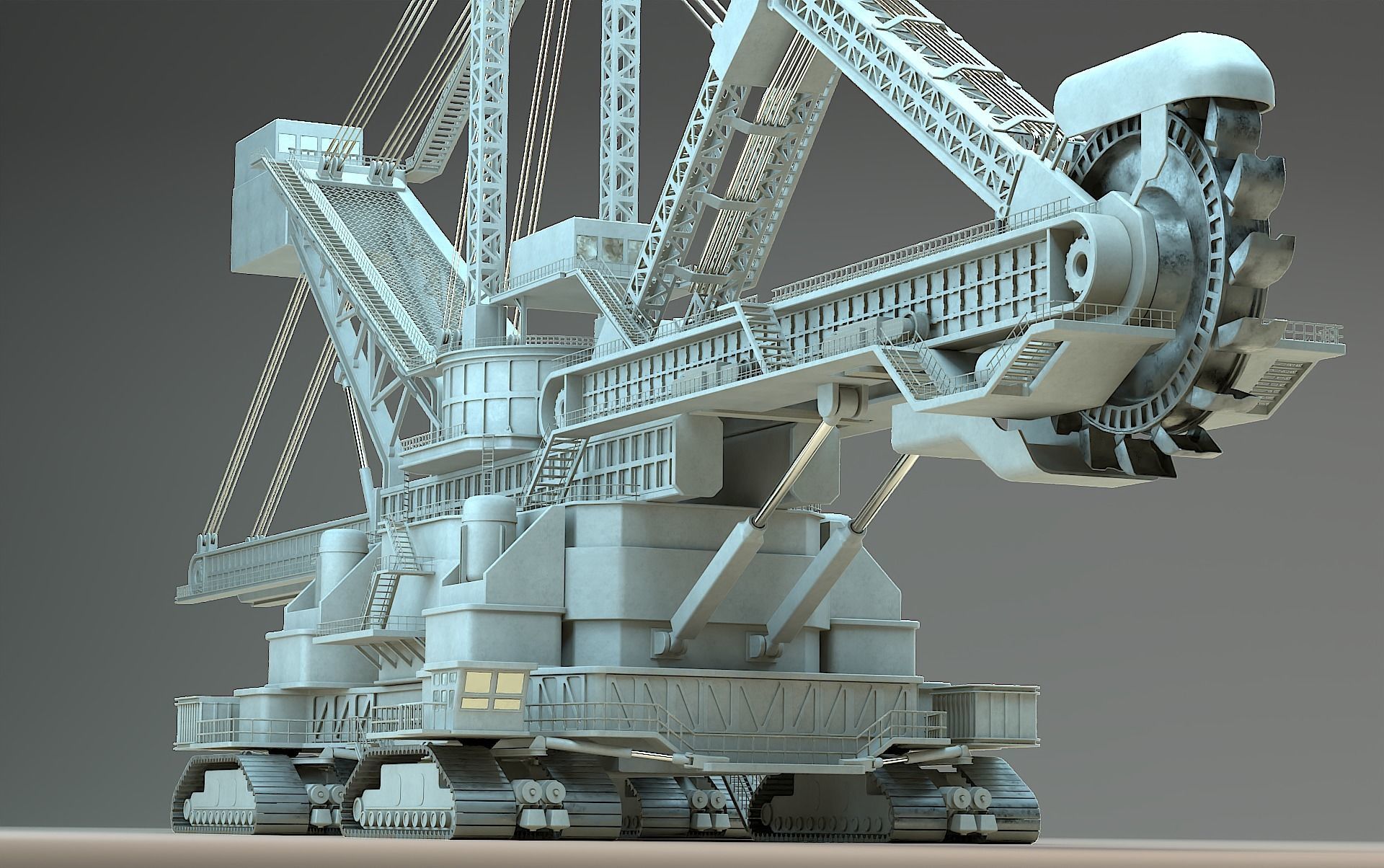 heavy duty miner 3D model_5
